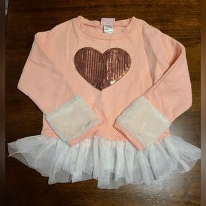 Little Lass Girls Sequin Sweater